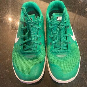 Nike Metcon 2 Flywire Mens Sz 8 Green Athletic Crossfit Training Shoes Sneakers
